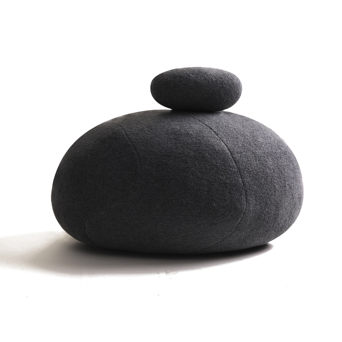 Pebble-shaped Floor Cushions Rock Pillows 